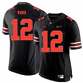 Ohio State Buckeyes 12 Denzel Ward Black Shadow Nike College Football Jersey Dzhi,baseball caps,new era cap wholesale,wholesale hats